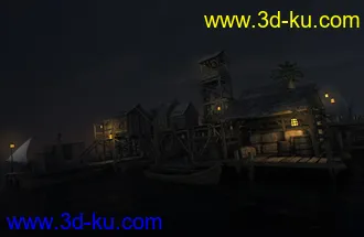 3D打印模型Lake Village的图片