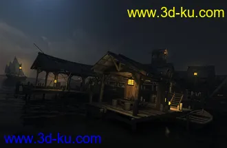 3D打印模型Lake Village的图片