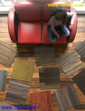 3D打印模型Laminated Wood Floors Iray Shaders的图片