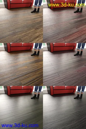 3D打印模型Laminated Wood Floors Iray Shaders的图片
