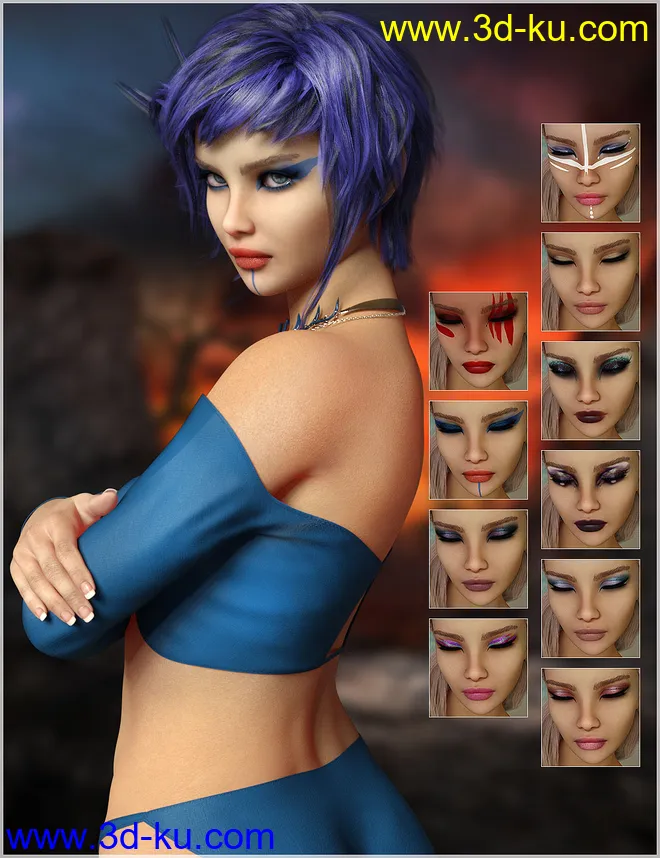 Lana For Genesis 8 Female(s)模型的图片3