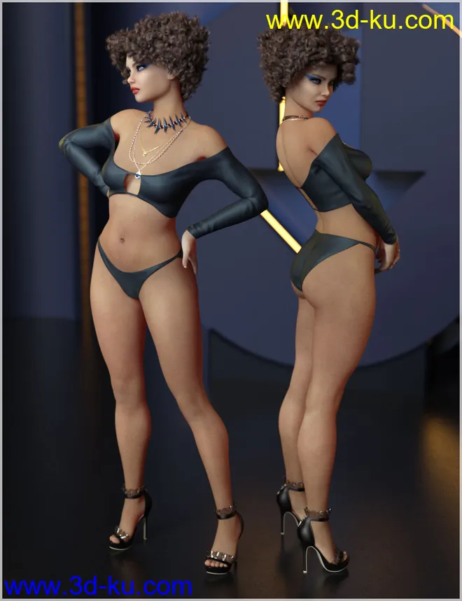 Lana For Genesis 8 Female(s)模型的图片5