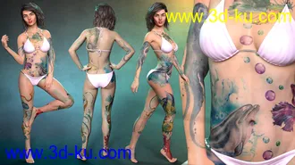 3D打印模型Landri for Genesis 8 Female的图片
