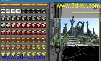 3D打印模型Layered Grunge Iray Shaders的图片