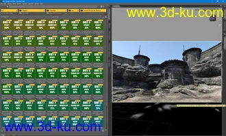 3D打印模型Layered Grunge Iray Shaders的图片