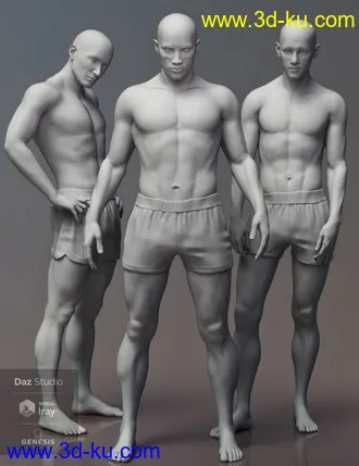 3D打印模型Leading Male Morph Collection 2 for Genesis 8 Male(s)的图片