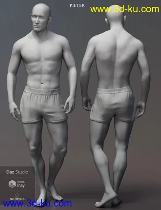 3D打印模型Leading Male Morph Collection 2 for Genesis 8 Male(s)的图片