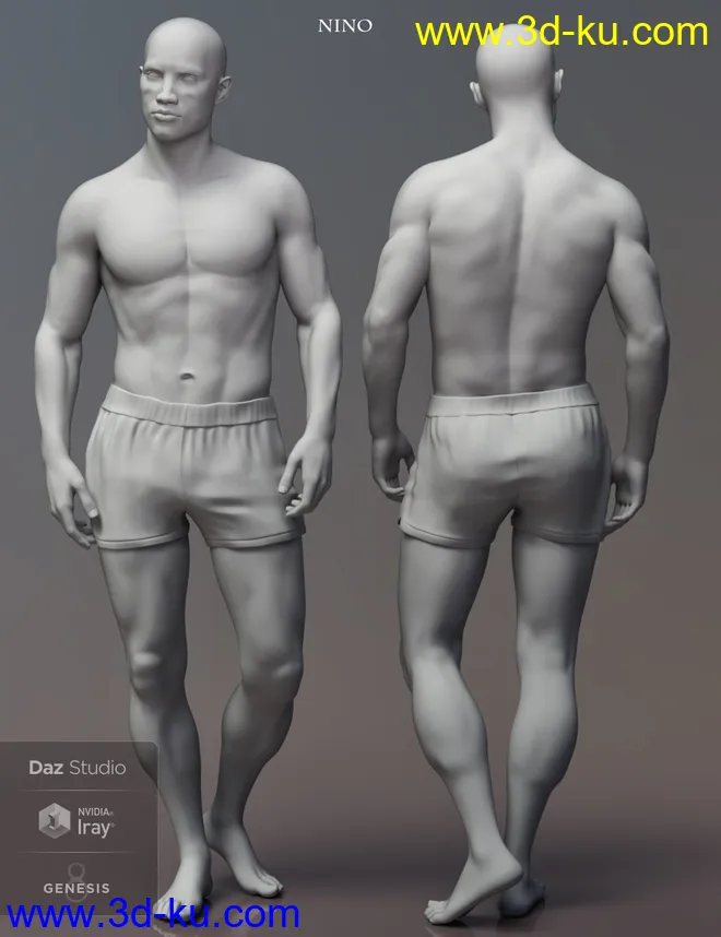 Leading Male Morph Collection 2 for Genesis 8 Male(s)模型的图片4