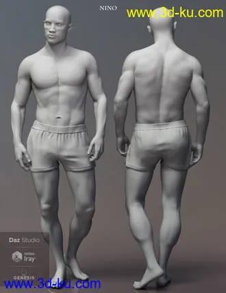 3D打印模型Leading Male Morph Collection 2 for Genesis 8 Male(s)的图片