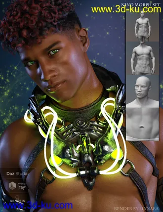 3D打印模型Leading Male Morph Collection 2 for Genesis 8 Male(s)的图片