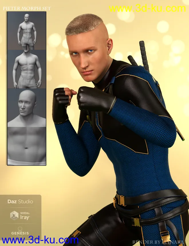 Leading Male Morph Collection 2 for Genesis 8 Male(s)模型的图片8