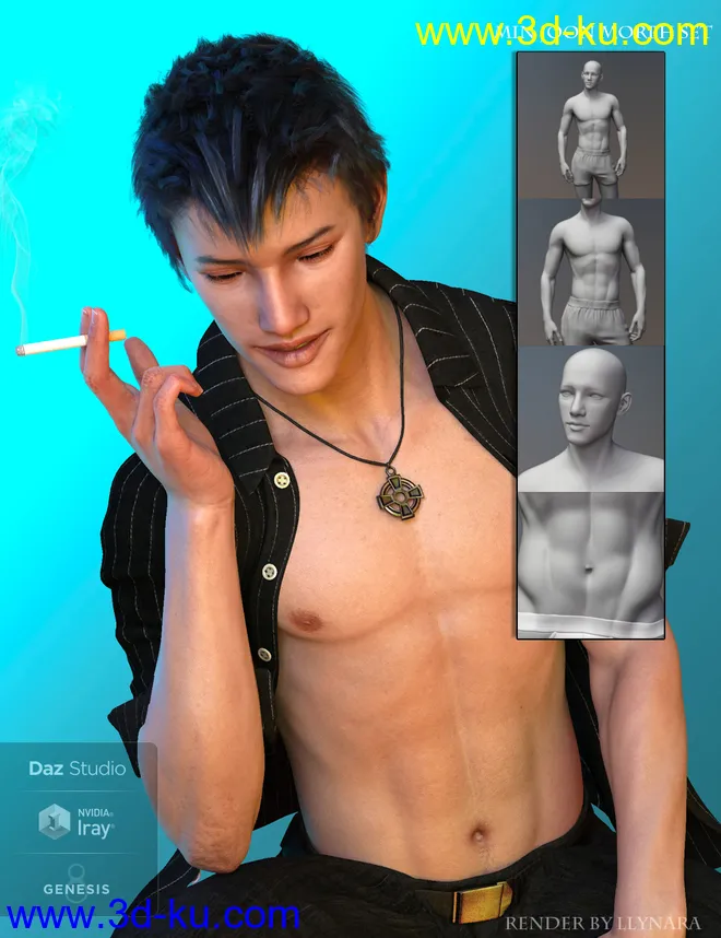 Leading Male Morph Collection 2 for Genesis 8 Male(s)模型的图片9