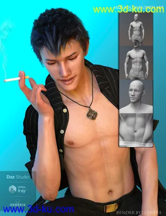 3D打印模型Leading Male Morph Collection 2 for Genesis 8 Male(s)的图片