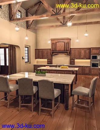 3D打印模型Lencino Kitchen Space的图片