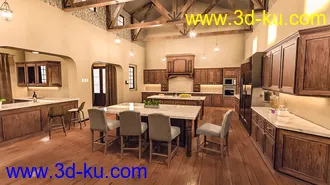 3D打印模型Lencino Kitchen Space的图片