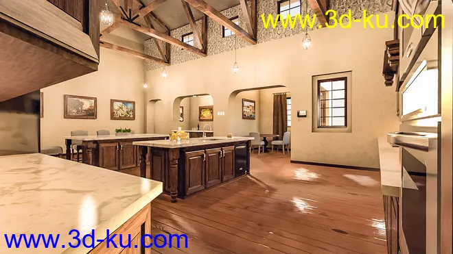 Lencino Kitchen Space模型的图片3