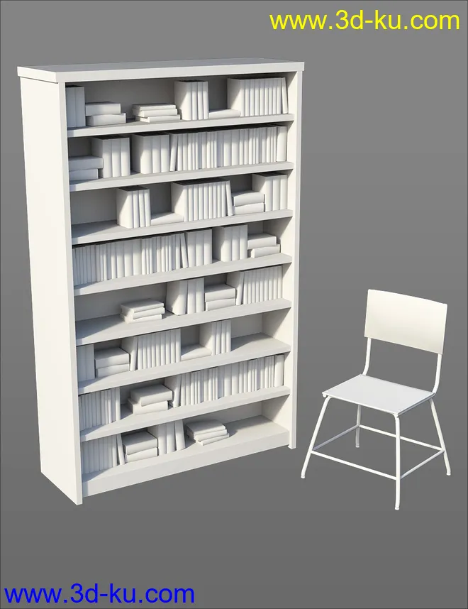 Library Study Room模型的图片4