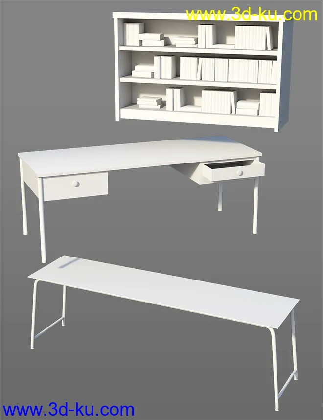 Library Study Room模型的图片5