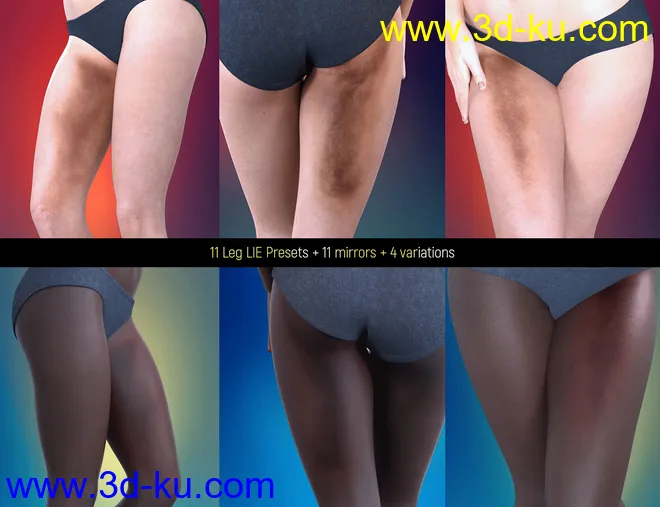 LIE Body Bruises for Genesis 3 and 8 Female(s)模型的图片15