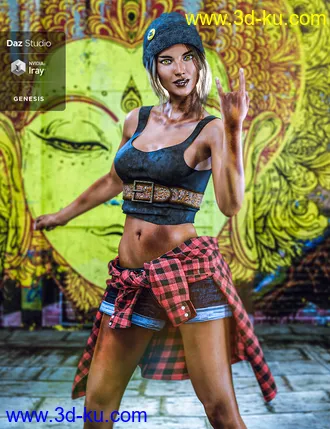 3D打印模型LIE Body Bruises for Genesis 3 and 8 Female(s)的图片