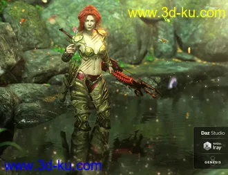3D打印模型LIE Body Scars for Genesis 3 & 8 Female(s)的图片