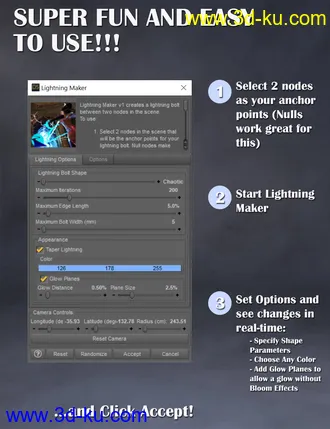 3D打印模型Lightning Maker的图片