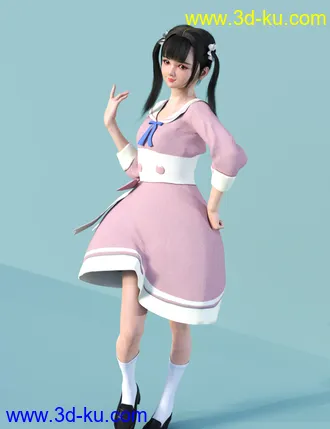 3D打印模型Lin Character for Genesis 8 Female的图片