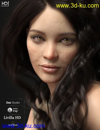 3D打印模型Livilla HD For Genesis 8 Female的图片