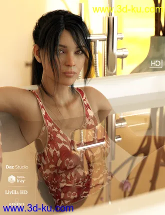 3D打印模型Livilla HD For Genesis 8 Female的图片