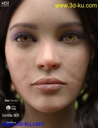 3D打印模型Livilla HD For Genesis 8 Female的图片