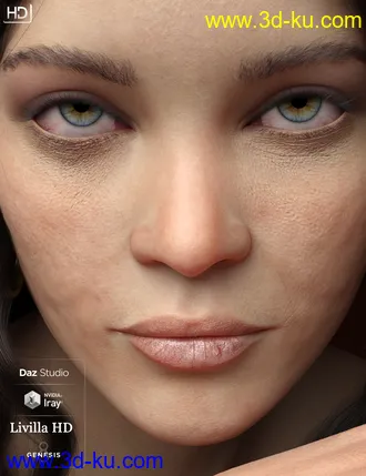 3D打印模型Livilla HD For Genesis 8 Female的图片