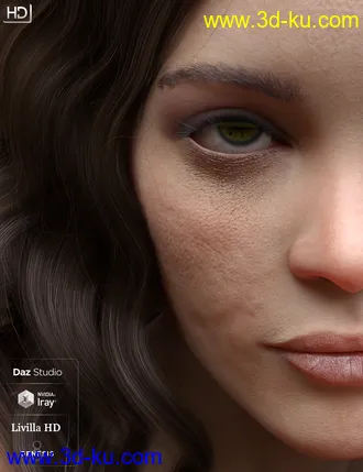 3D打印模型Livilla HD For Genesis 8 Female的图片