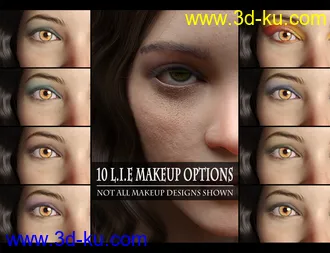 3D打印模型Livilla HD For Genesis 8 Female的图片