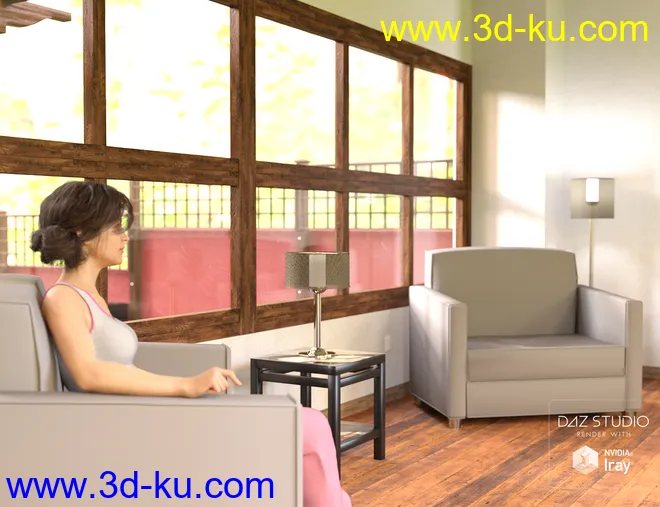 Living Room Scene模型的图片1