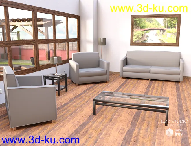 Living Room Scene模型的图片3