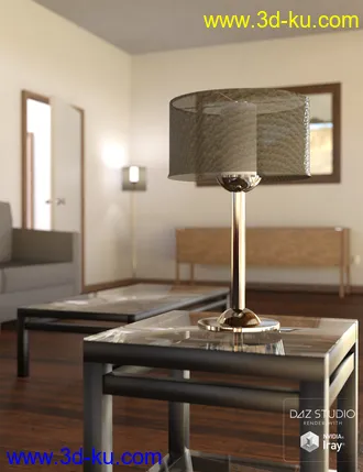 3D打印模型Living Room Scene的图片