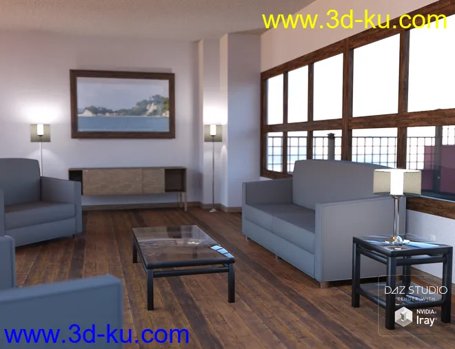 Living Room Scene模型的图片6