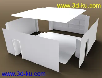 3D打印模型Living Room Scene的图片