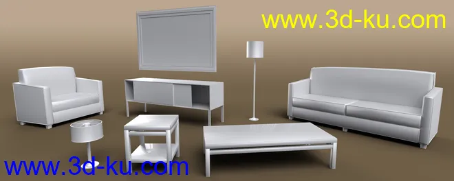 Living Room Scene模型的图片10