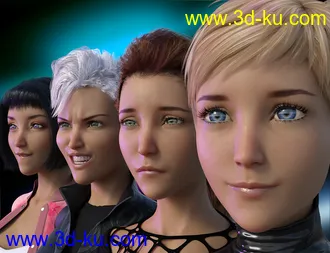 3D打印模型Lovely and Lethal Expressions for Aiko 8的图片