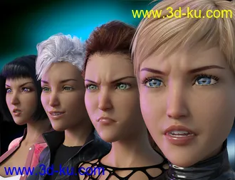 3D打印模型Lovely and Lethal Expressions for Aiko 8的图片