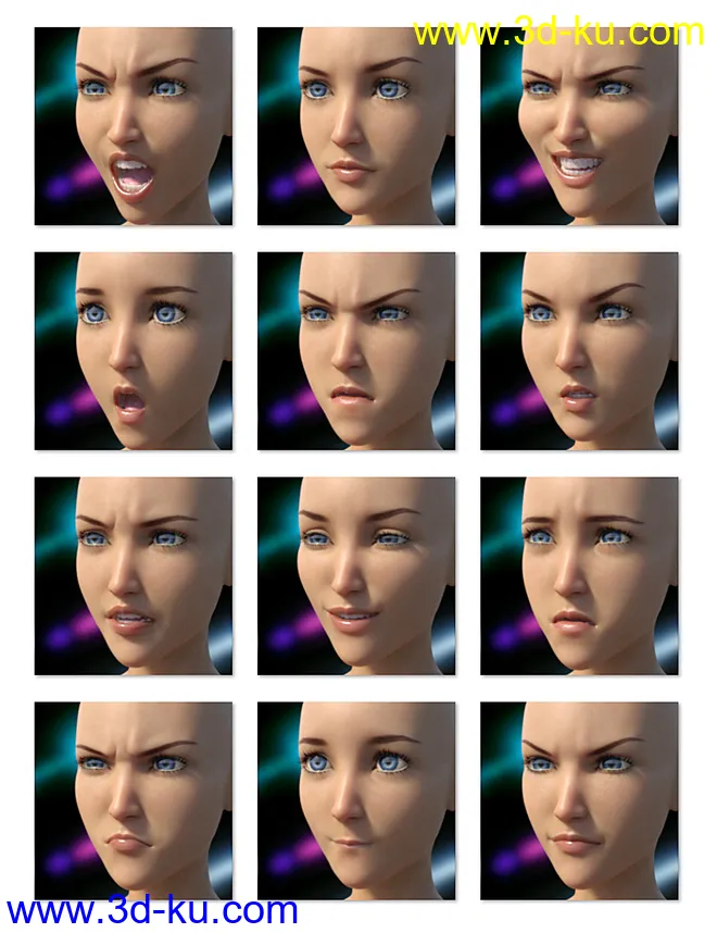 Lovely and Lethal Expressions for Aiko 8模型的图片5