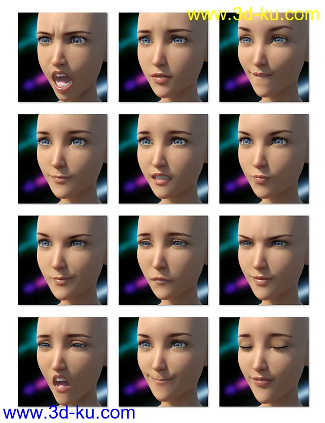 Lovely and Lethal Expressions for Aiko 8模型的图片6
