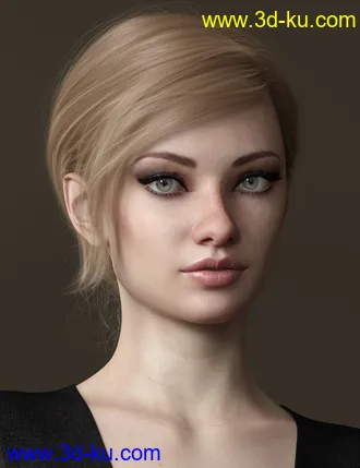 3D打印模型Low Ponytail Hair for Genesis 3 and 8 Female(s)的图片