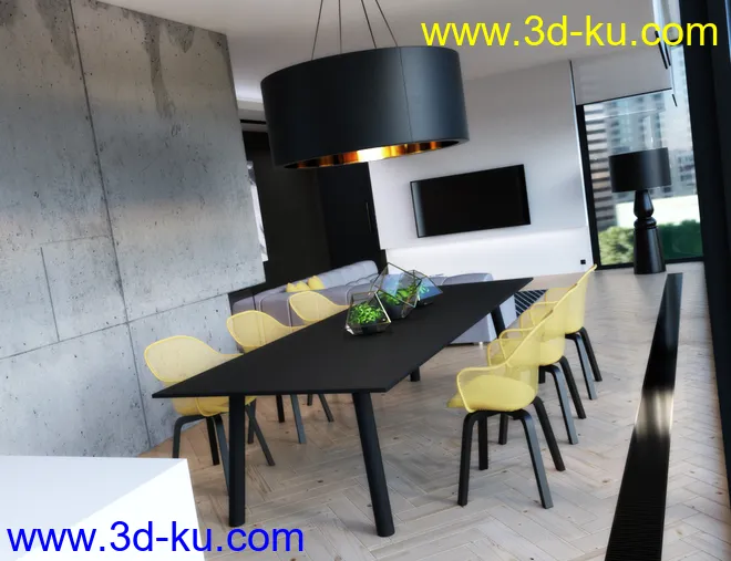 Luxury Apartment模型的图片7