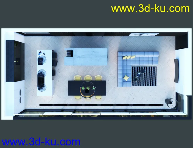 Luxury Apartment模型的图片12