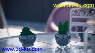 3D打印模型Luxury Pool House and Garden的图片