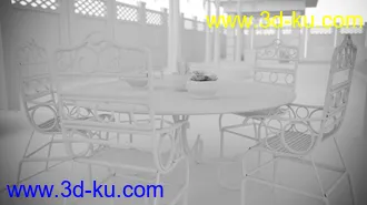 Luxury Pool House and Garden模型的图片26