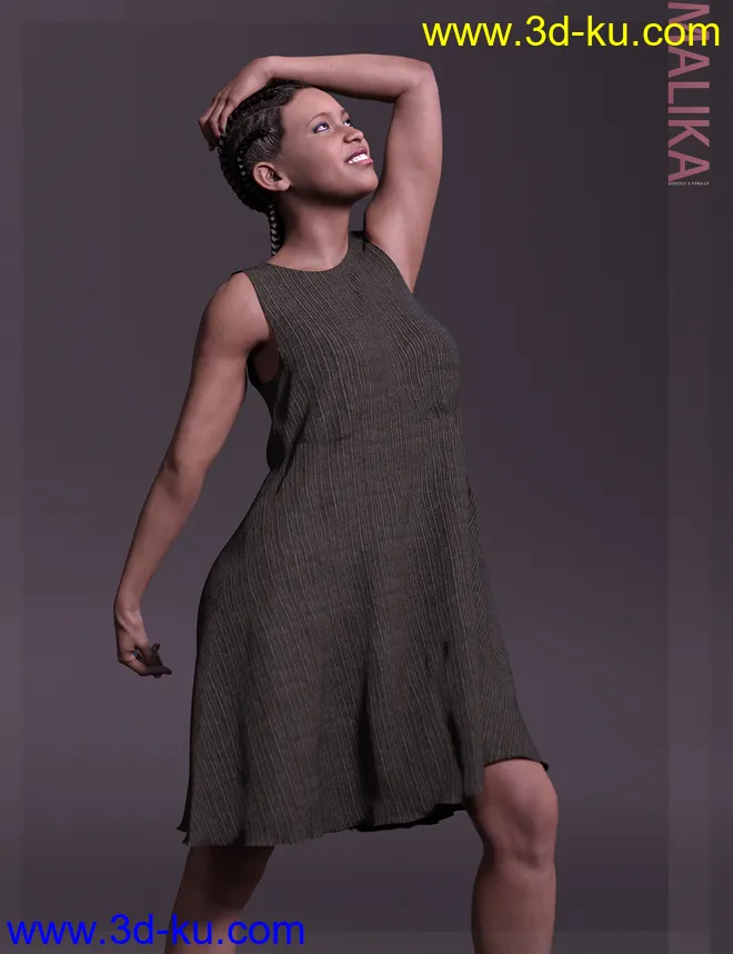 Malika HD & Smile HD Expression for Genesis 8 Female模型的图片7