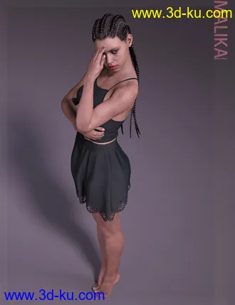 3D打印模型Malika HD & Smile HD Expression for Genesis 8 Female的图片